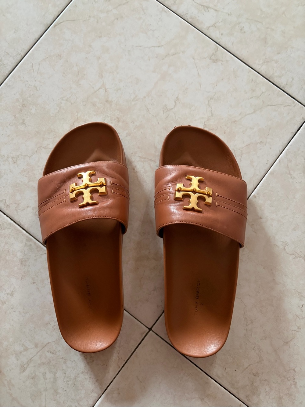 Tory Burch brown sandals slippers
